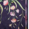 Платок шелковый (атлас) "Лунный сад" 10018-14, 89х89 см